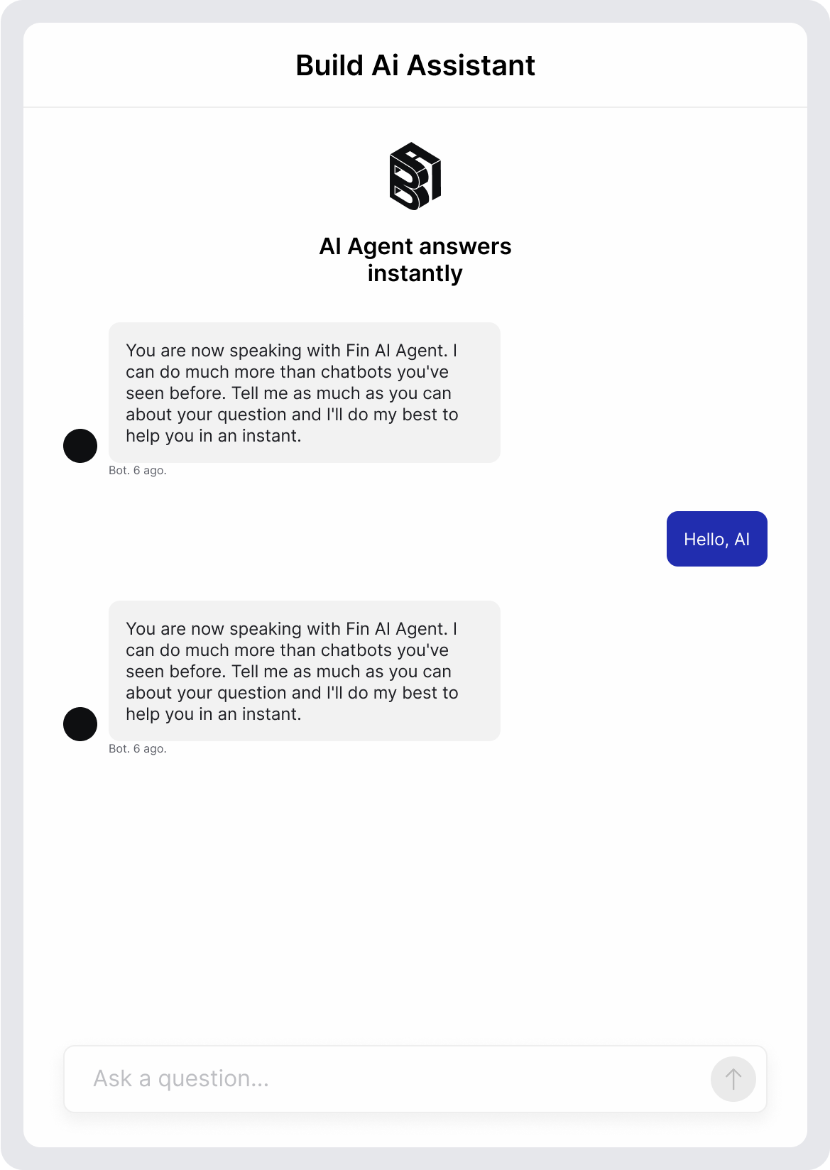 AI Food Ordering Interface